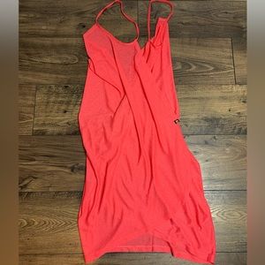 Spaghetti strap bathing suit cover up